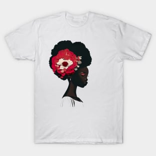 [AI Art] Queen of Carnations T-Shirt